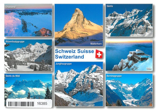 [1016385] Postcards 16385 Swiss montains