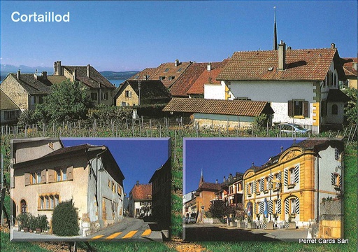 [1023639] Postcards 23639 Cortaillod avec l'Hôtel de Commune