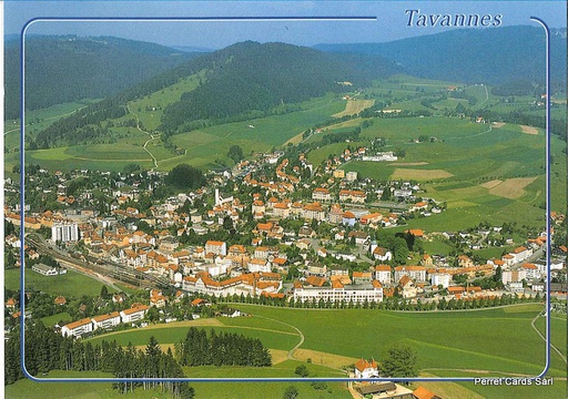 [1027544] Postcards 27544 Tavannes (Vue aérienne)