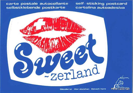 [9700240] Postcards SK 240 Stickers &quot;Sweet~zerland&quot;