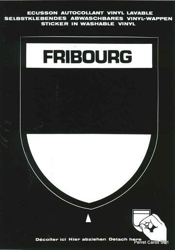 [9700255] Postcards SK 255 Stickers FRIBOURG