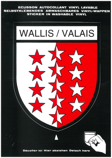 [9700268] Postcards SK 268 Stickers WALLIS/VALAIS