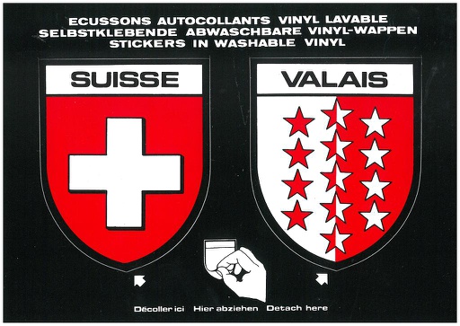 [9700367] Postcards SK 367 Stickers SUISSE + VALAIS