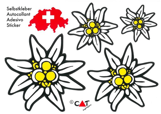 [9700465] Postcards SK 465 Stickers Edelweiss