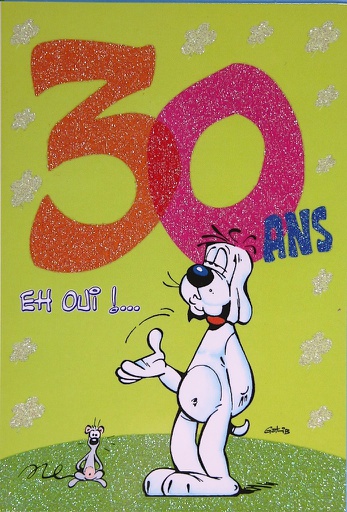 [AG 71291] Carte Anniv. 30 ans