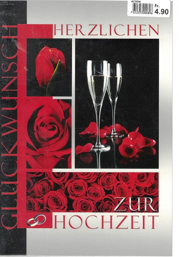 [A4-HZ 10-0655] Karte A4 Hochzeit (copy)