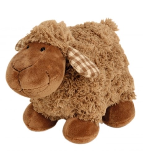 [ZE 1236b] Peluche mouton brun ~20cm