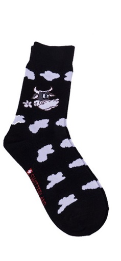 [MS SO1603-2] Lot de 3 paires de chaussettes &quot;vache&quot; (taille 43-46)