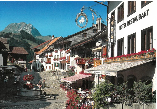 [8740118] Postcards 12x17cm 40118 Gruyères