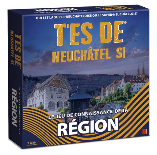 [REV6-38108401] Jeu &quot;T'es de Neuchâtel si&quot; lot de 6 pièces