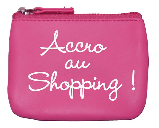 [GG 720119] Portemonnaie &quot;Accro au Shopping&quot;