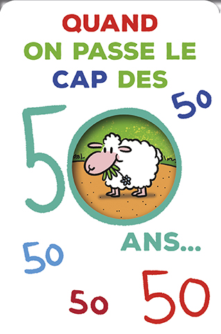 [AG 9933000077] Carte Anniv. 50 ans