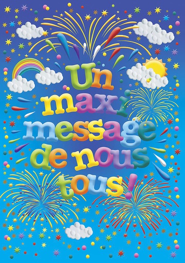 [A4-TD 9992100033] Carte A4 Texte divers 