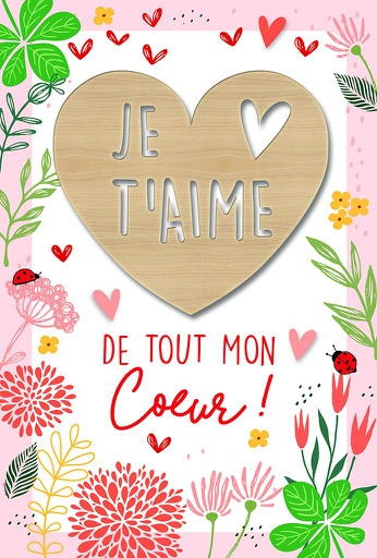 [AM 172301] Carte &quot;Amour, Amitié&quot; (copy)