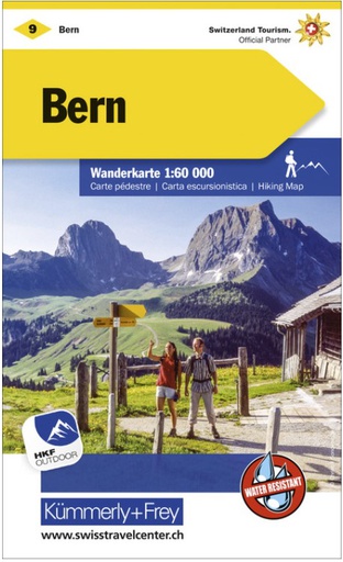 [BZ18195431]  Wanderkarte 1:60'000 Bern WK9