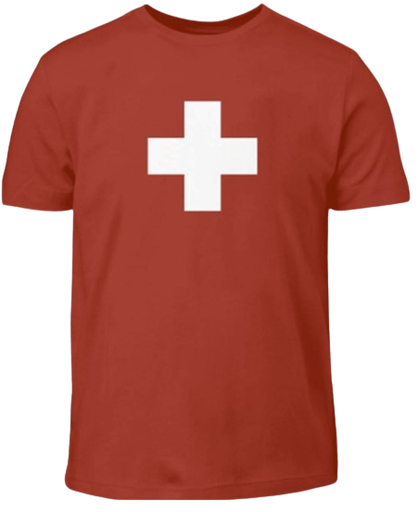 [MS TS141700.320] T-Shirt &quot;Schweizer Kreuz&quot; (Größe S)