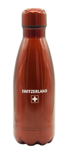 [CR 1082] Isotherme Trinkflasche &quot;Switzerland&quot; 350ml