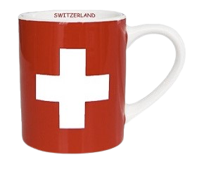 [CR 2028] Tasse espresso &quot;croix suisse&quot;