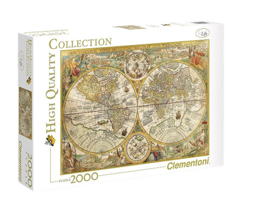 [ZE C390000-6] Puzzle 1000 pcs &quot;ancienne carte du monde&quot;