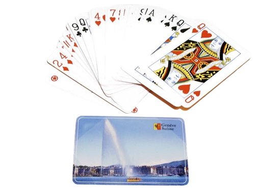 [CR 0036] Jeu de Joker &quot;Genève&quot; (54 cartes, 2 jokers inclus)