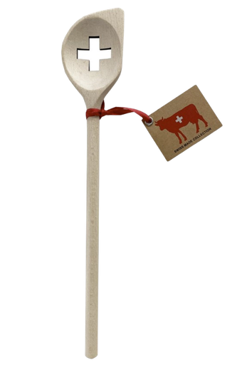 [CR 5983A] Spatule en bois &quot;croix suisse&quot;