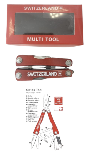 [CR 9104] Multitool pince &quot;Switzerland&quot;