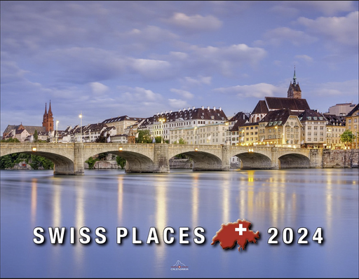 [BZ43494592] Calendrier 2024 &quot;Swiss Places&quot;