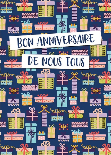 [A4-HA 523363] Carte A4 Anniversaire