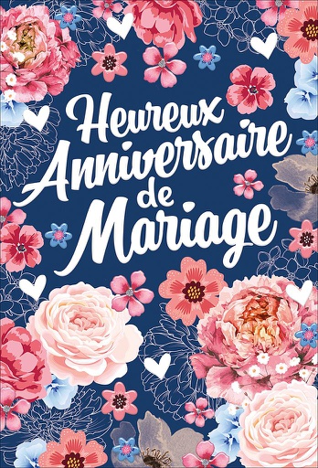 [HA 524480-2] Carte Anniv. de mariage