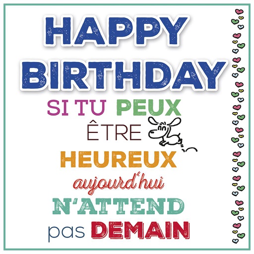 [HAi3N-Q5] Mélange de 8 cartes à 4.90 Anniversaire 