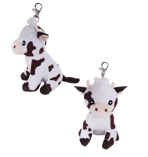 [MS PDD215KC] Porte-clés peluche vache