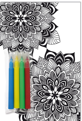 [BLJ45] Mélange 5 cartes à 5.90 sans texte &quot;à colorier&quot;