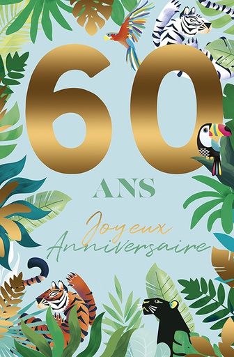 [AG 9929160028] Carte Anniv. 60 ans